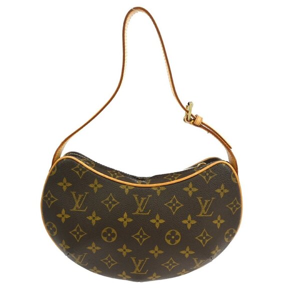 Louis Vuitton Monogram Pochette Croissant Handbag M51510 MI1023 KQ00023 - Picture 1 of 8